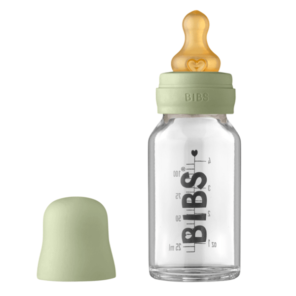 Bibs sutteflaske Complete Set i Sage (110 ml)