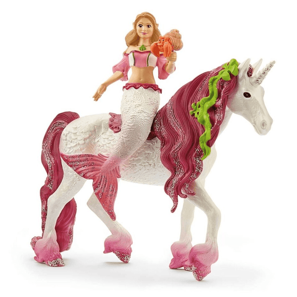 Schleich havfruen Freya på undervandsenhjørning