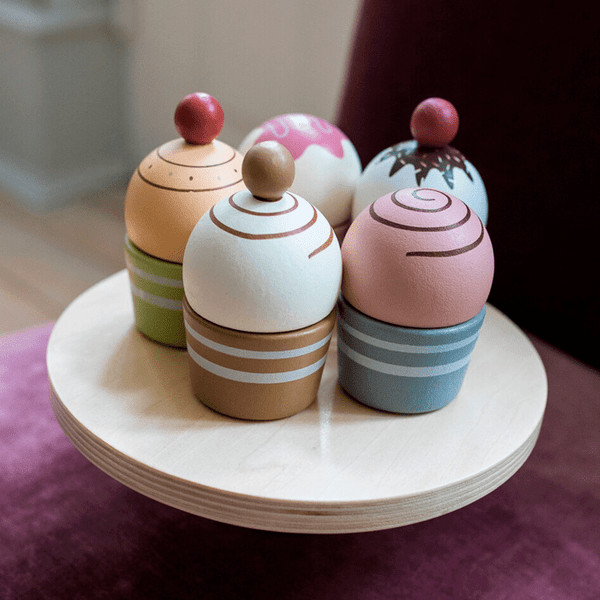 Cupcakes på Kagefad Legemad
