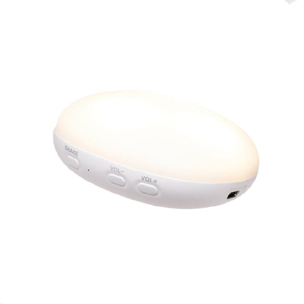 Moonie 2.0 Organic Humming Bjørn med lampe, cappuccino
