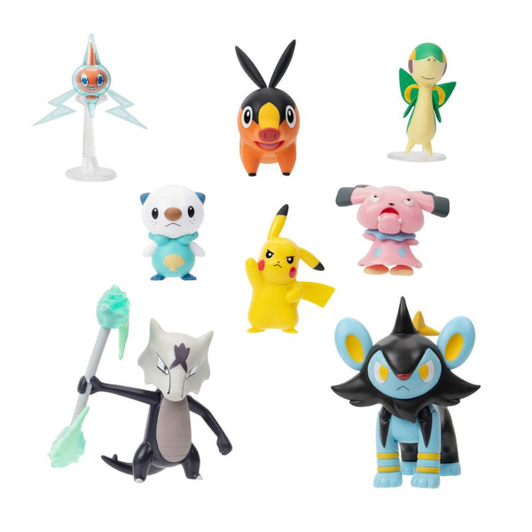 Pokemon battle figurer, 8 - pak