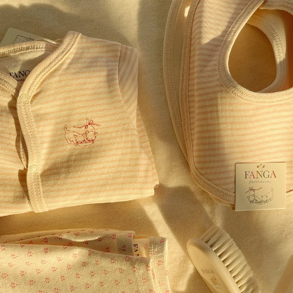 Fanga Fio Stripe 2 - pak Hagesmæk, Blush Mix