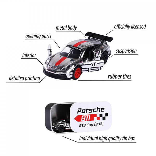 Majorette Motorsport Porsche Deluxe, Asst
