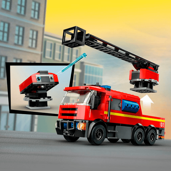 LEGO® CITY, Brandstation med brandbil