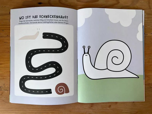 Aufgaben - und malbuch für kinder ab 3 jahre