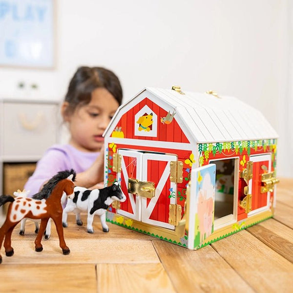 Melissa & Doug bondegårdsstald