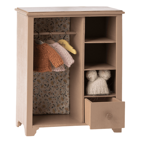 Maileg garderobe stor, powder