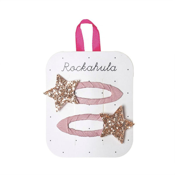 2-Pak Starlight Hårclips Pink