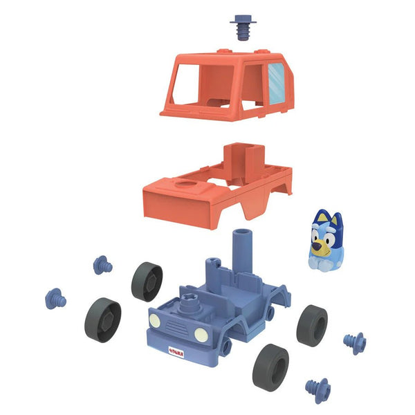 Bluey Build a Buddy Motoriseret Bil og Boremaskine