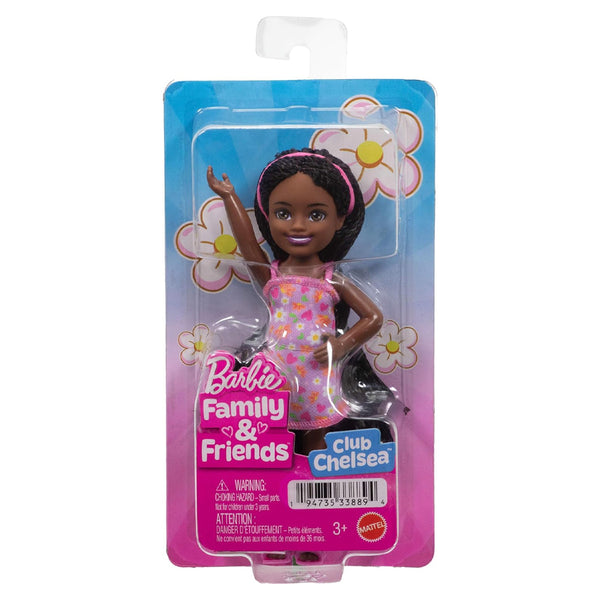 Family & Friends - Club Chelsea Puppe mit langem schwarzem Haar