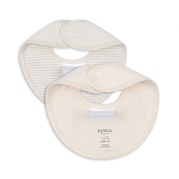 Fanga Fio Stripe 2-pak Hagesmæk, Blue Mix