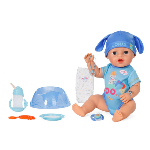 Jonas Dukke Click og Play (43cm)