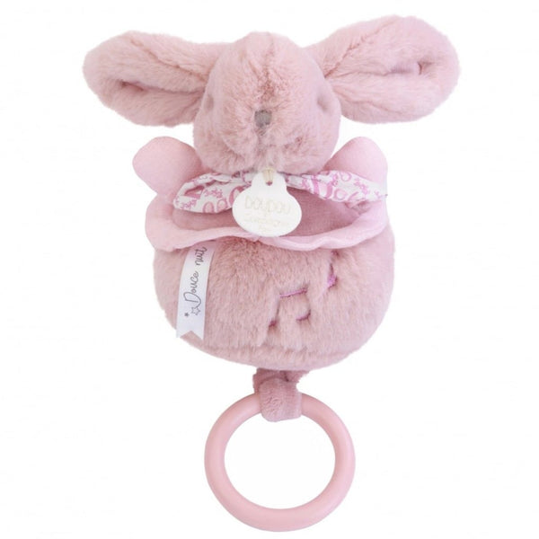 Kanin i Spilledåse i Rosa (20 cm)