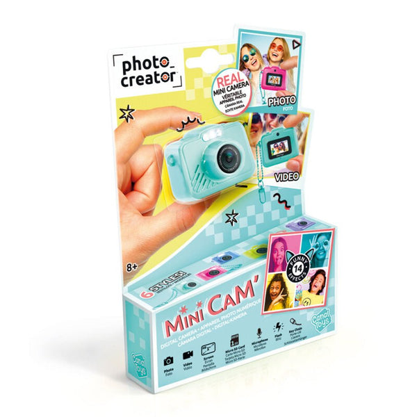 Mini Digitalkamera i Turkis