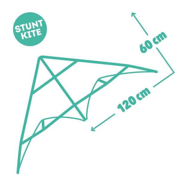 Styrbar Drage i Green Wave