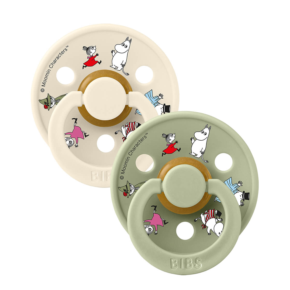 Bibs x Mumi Friends 2 - Pak Colour Sut Str 2, Ivory Mix