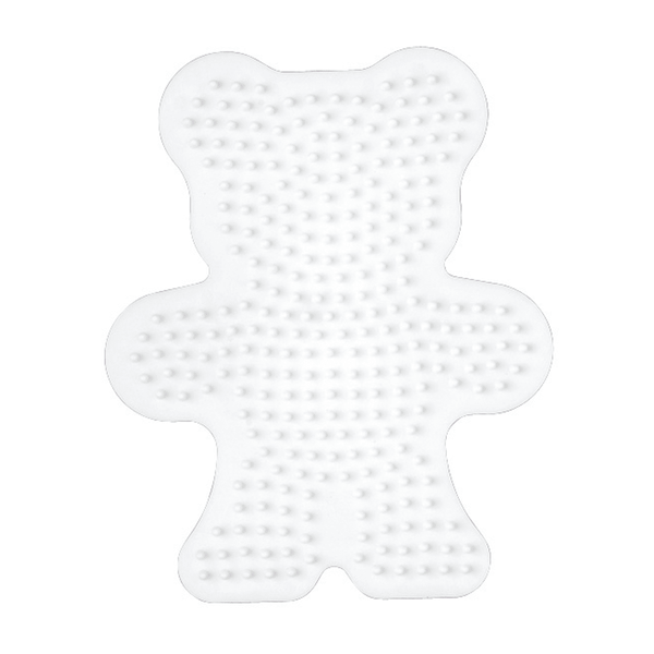 Hama perler bamse perleplade