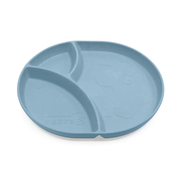 Sebra MUMS tallerken ruminddelt, powder blue