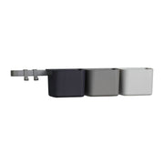 Leander bokse 3 pk. m. 1 lang skinne, Dusty Grey