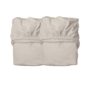 Leander lagen til babyseng Organic, 2 - pak - Cappuccino