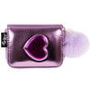 Rosa Geldbörse mit rosa Herz