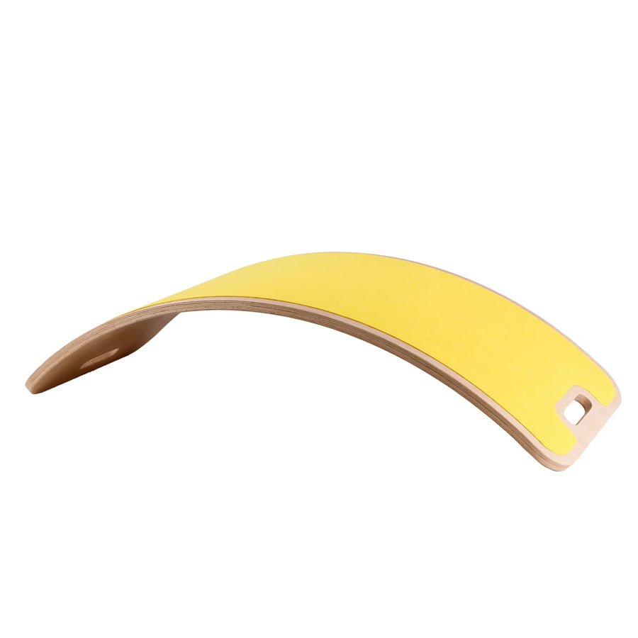 CurveLab balancebræt med filt, Perfect Arc, gul
