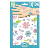 Djeco Tattoos mit Blumen