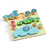 Puzz & Roll Holzpuzzle mit Tierparade