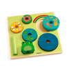 Puzz & Stack Holzpuzzle mit Regenbogen