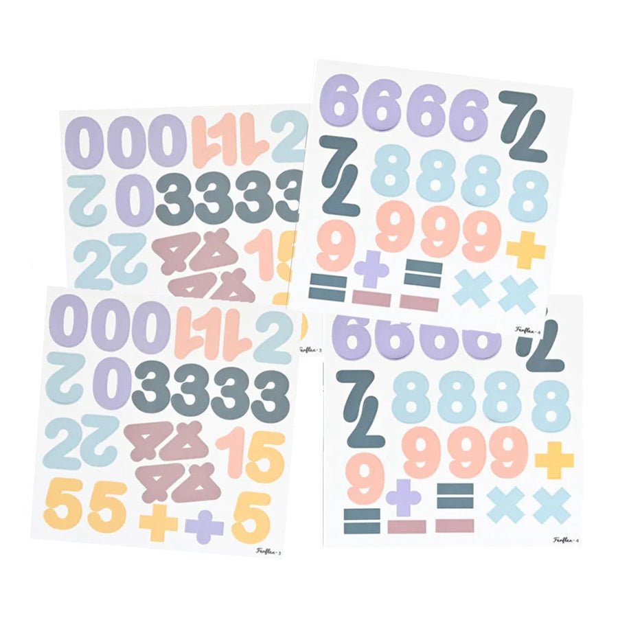 Ferflex® Magnetiske Tal 100 stk - Pastel