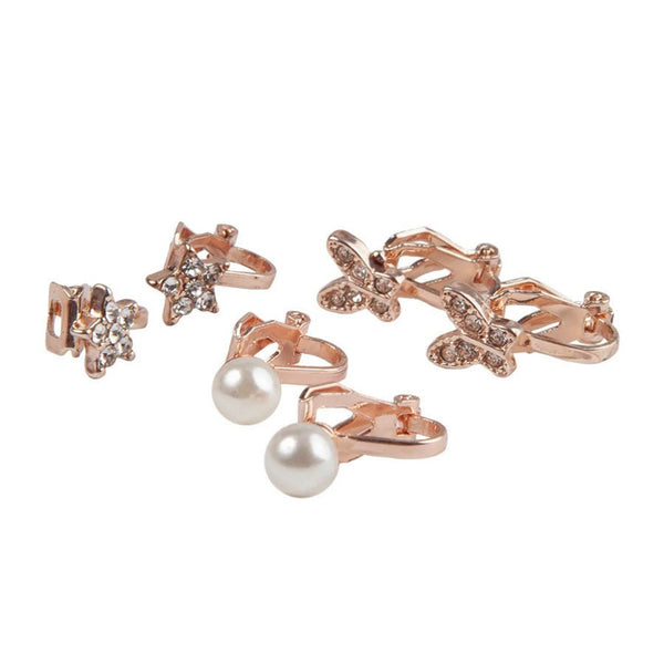 Great Pretenders Boutique Dazzle Clip - On Øreringe, 3 par