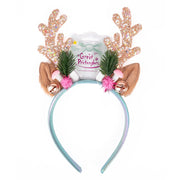 Great Pretenders Hårbøjle, Holiday Rudolph Pink/Mint