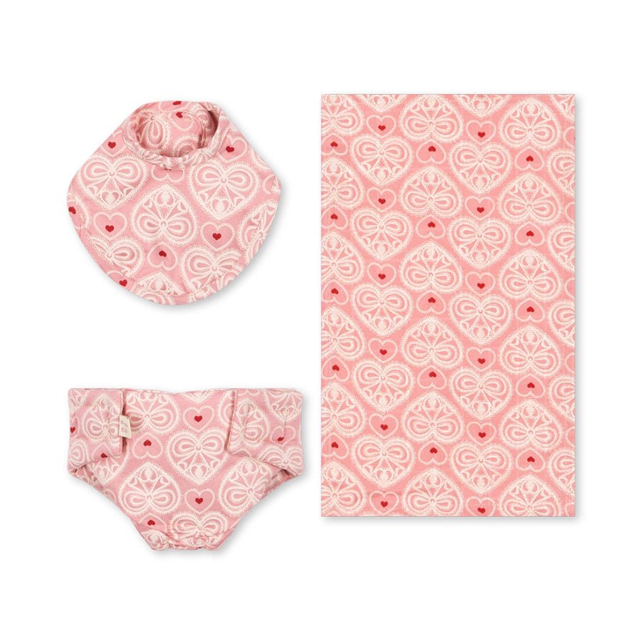 Konges Sløjd dukke puslesæt, Lacy pink