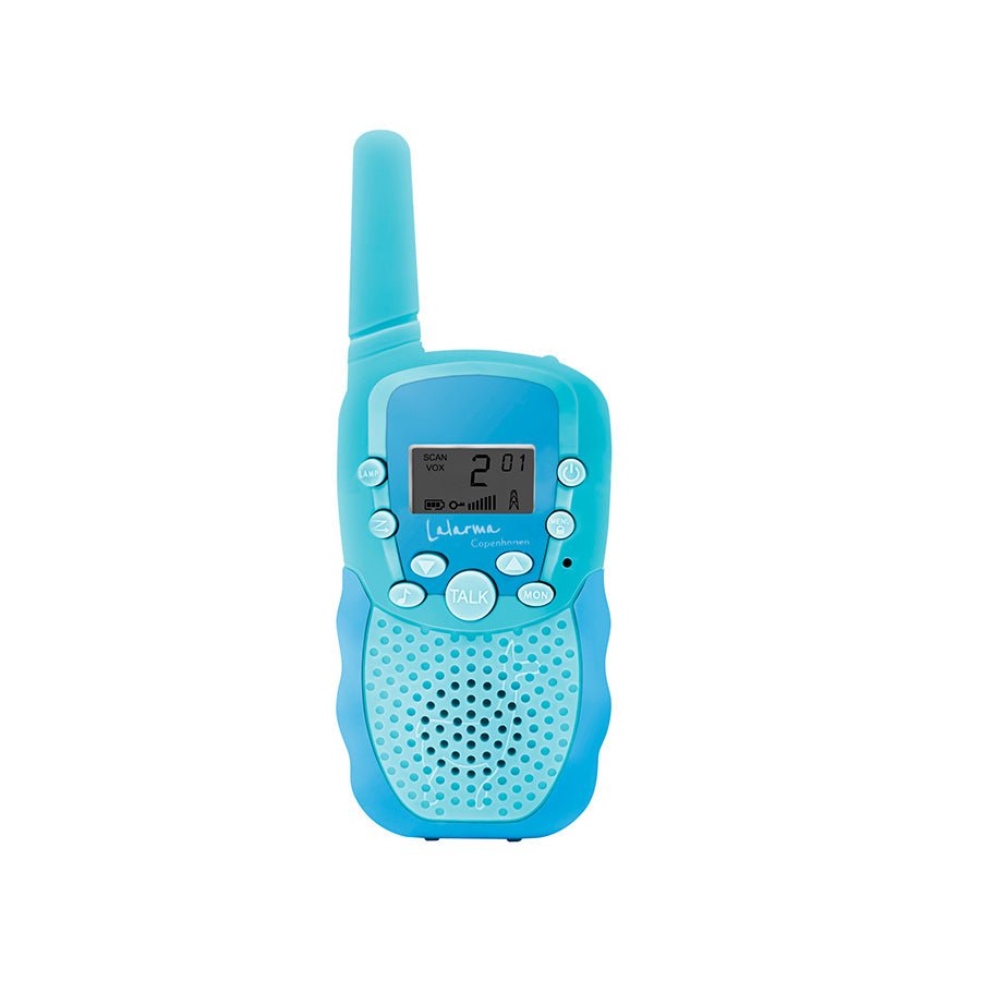 Lalarma walkie talkie, blå