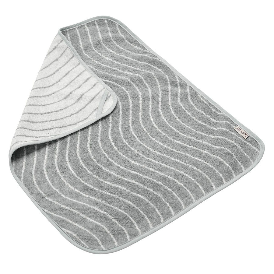 Leander Topper til puslepude, organic, Woodland cool grey
