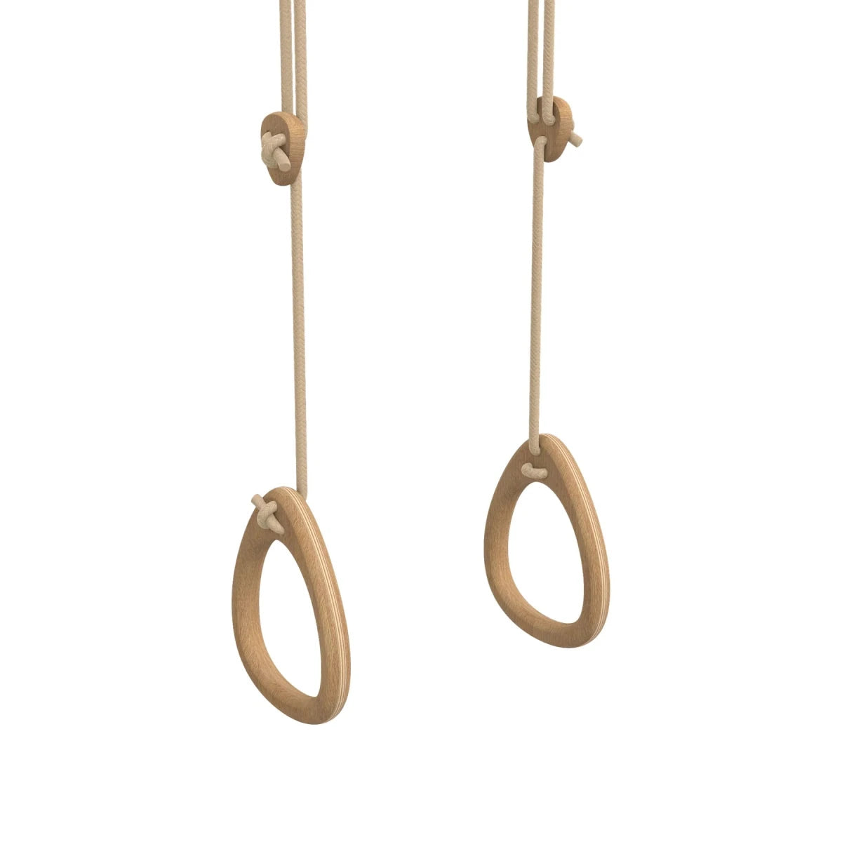 Lillagunga ringe, eg, beige reb, 2,80 - 3,80 m