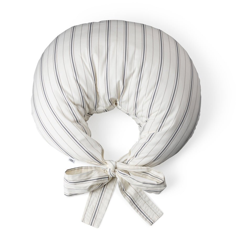 Sebra Ammepude, økologisk bomuld cream stripe