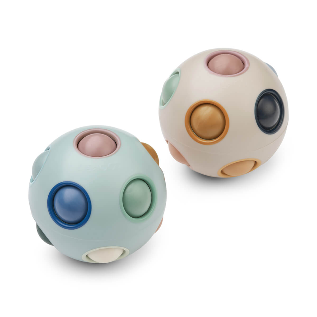 Liewood Solene 2 - Pak Puslebold, Ice Blue Multi Mix