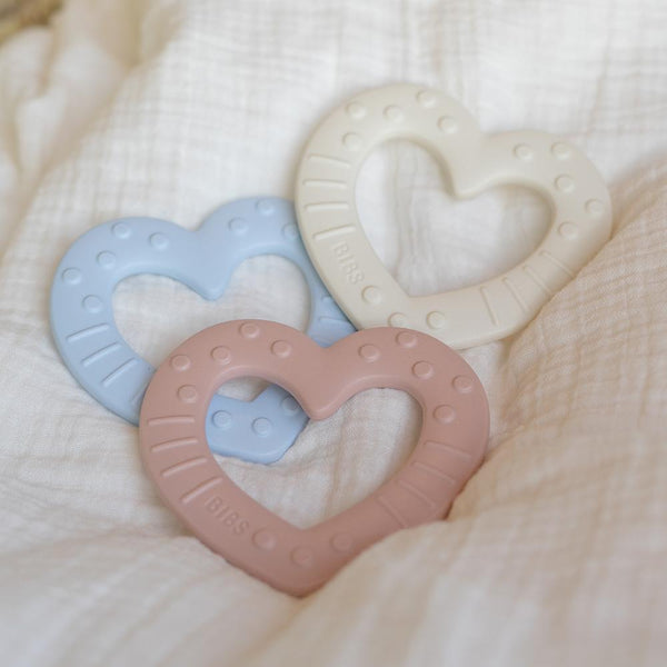 Bibs Bitie bidering, Hjerte - Ivory