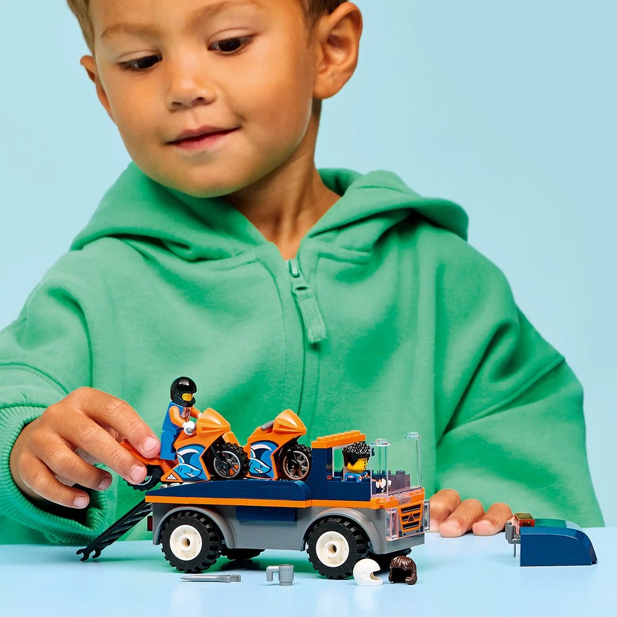 LEGO® CITY Motorcykel - Transporter