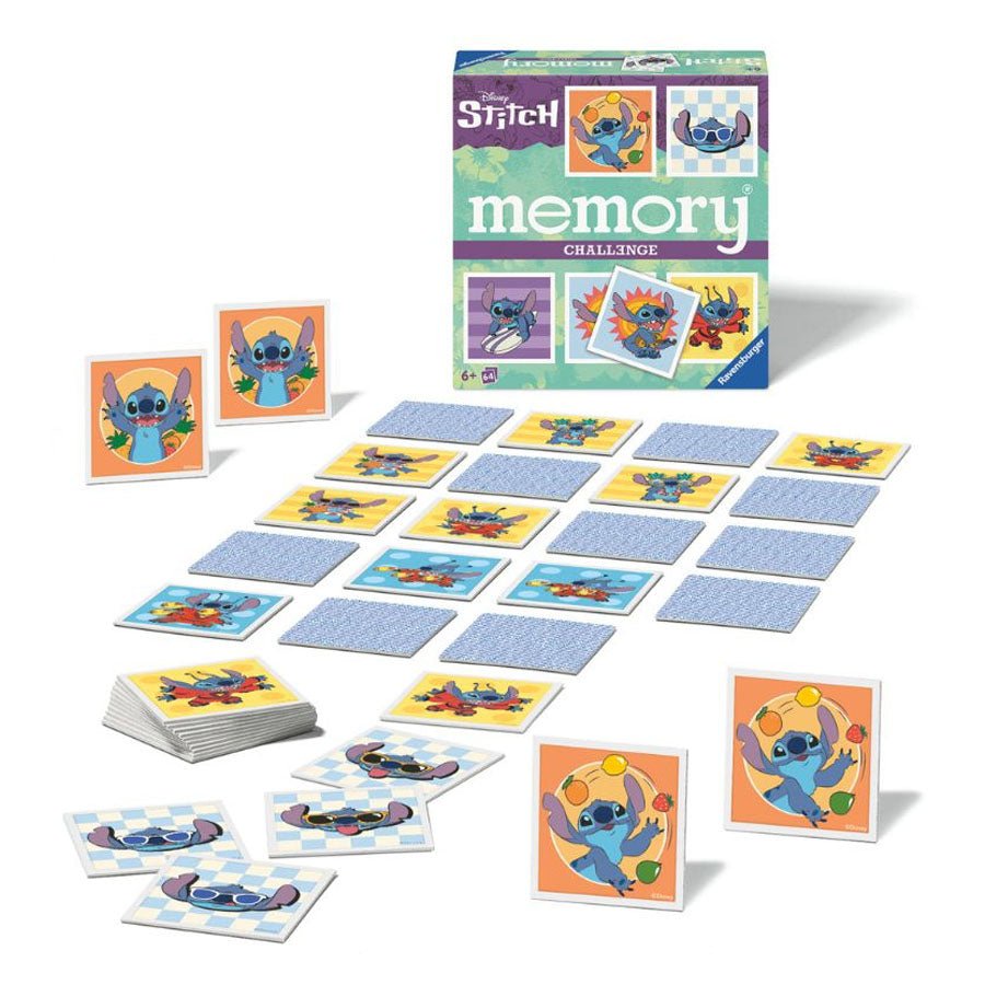 Disney Stitch Challenge Memory Vendespil
