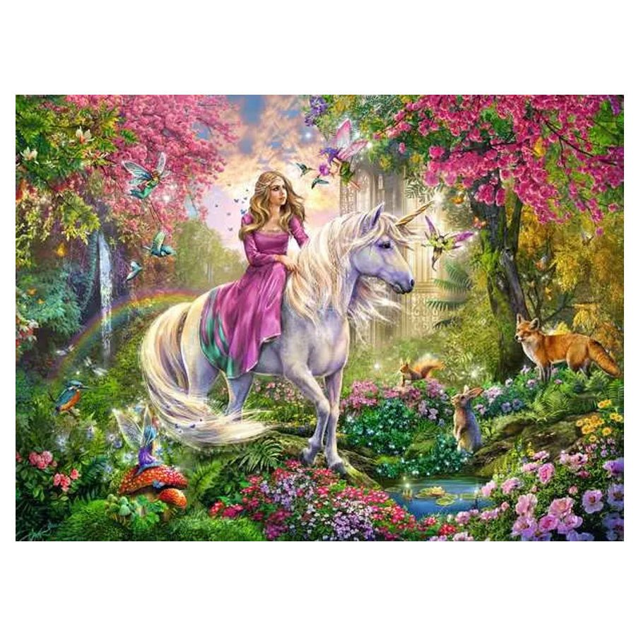 Ravensburger Puslespil, Magical Ride - 100 Brikker