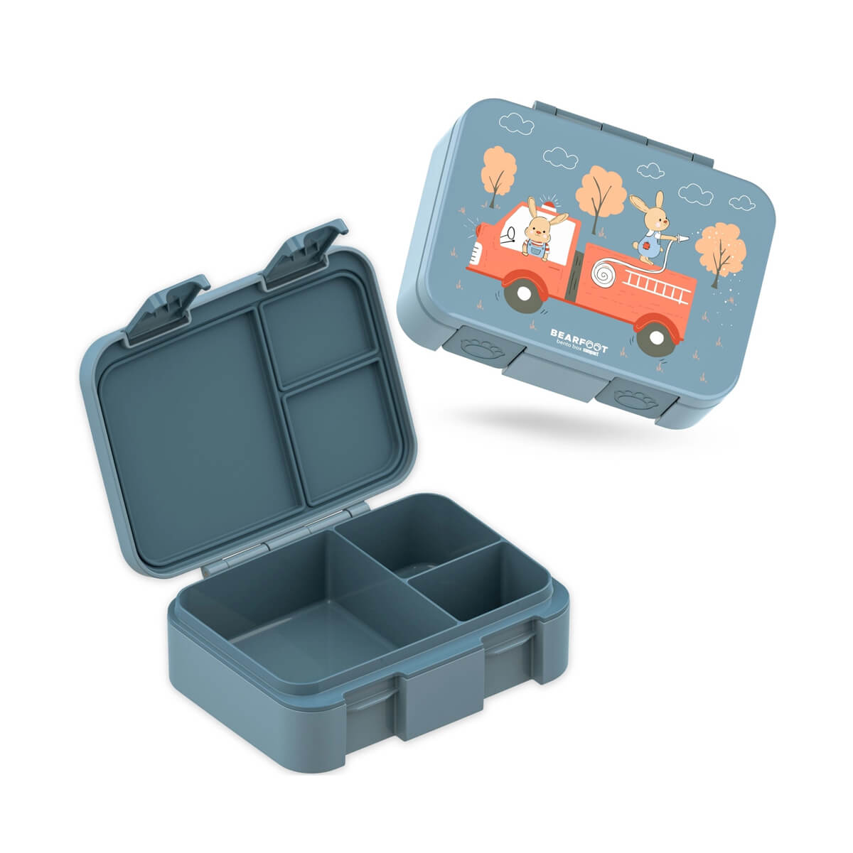 Bearfoot Bento COMPACT Madkasse, 650 ml - Bkå Brandvæsen