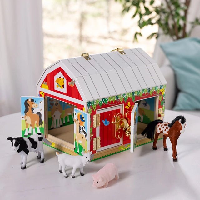 Melissa & Doug bondegårdsstald