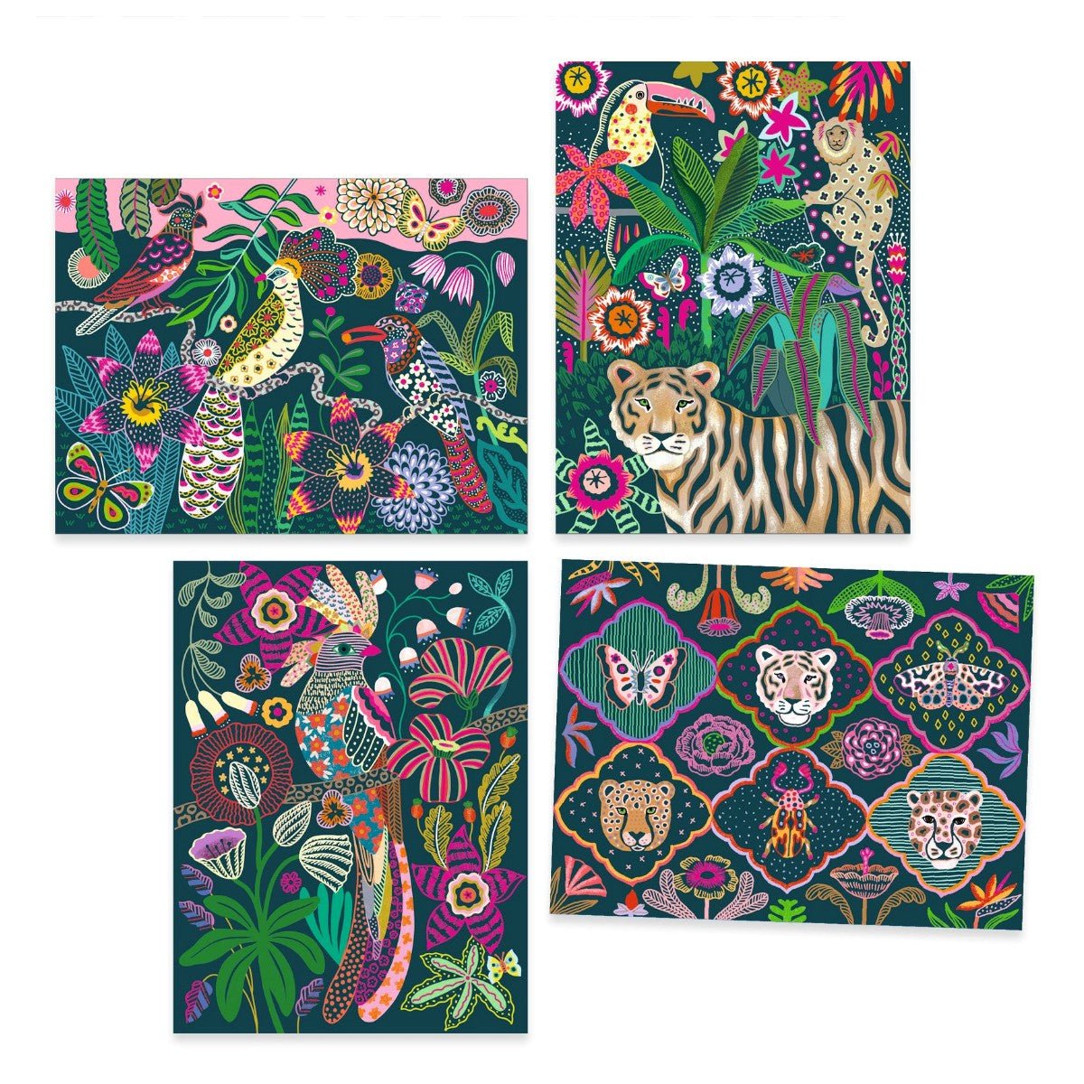 Djeco scratch kort, Rococo