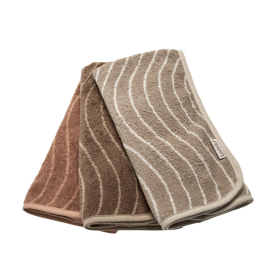 Leander Topper til puslepude, organic, Woodland mocca