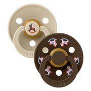 2-Pak Colour Sut Holiday Horse Vanilla/Mocha (Str 2)
