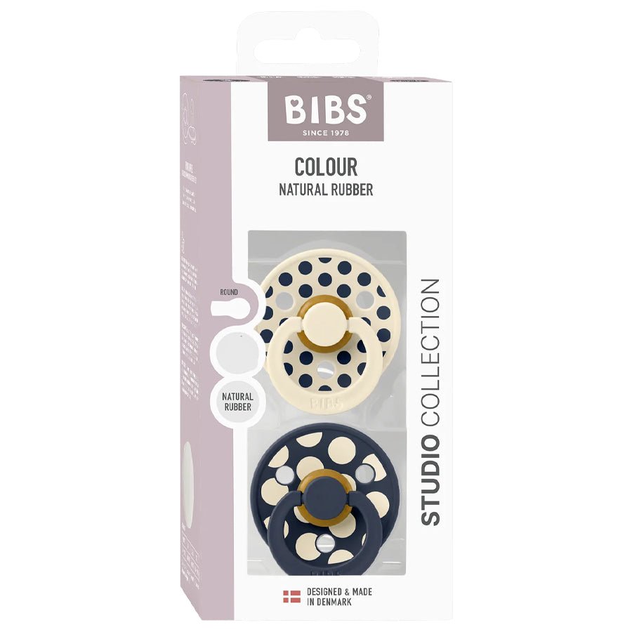 2-Pak Studio Sut Polka Mix Ivory/Deep Space (Str 2)