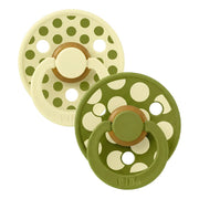 2-Pak Studio Sut Polka Mix Luna/Wasabi (Str 2)