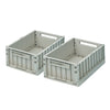 2er-Pack Weston Aufbewahrungsbox in Dove Blue (Medium)